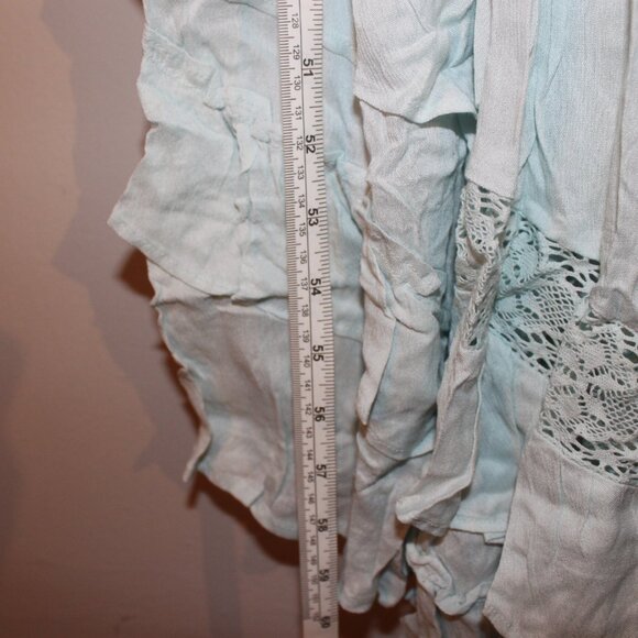 NWT Free People Santa Maria Maxi Dress, Sky, Women's L - Picture 6 of 6